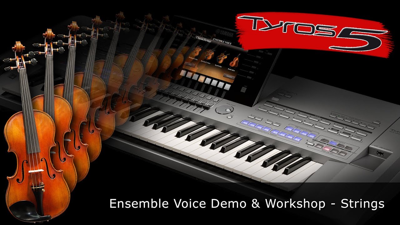Yamaha Tyros5 Demo - Ensemble Voices - Strings