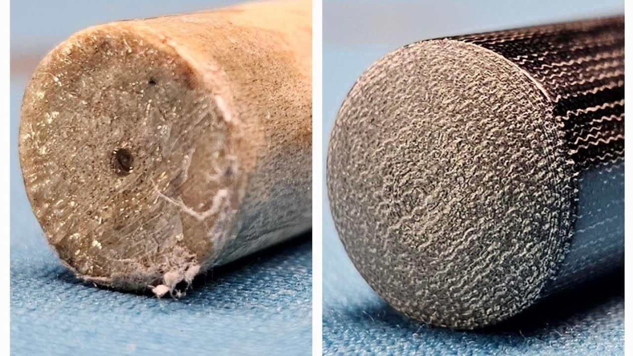 Installing a phenolic tip/ferrule combo on a broken break cue shaft 