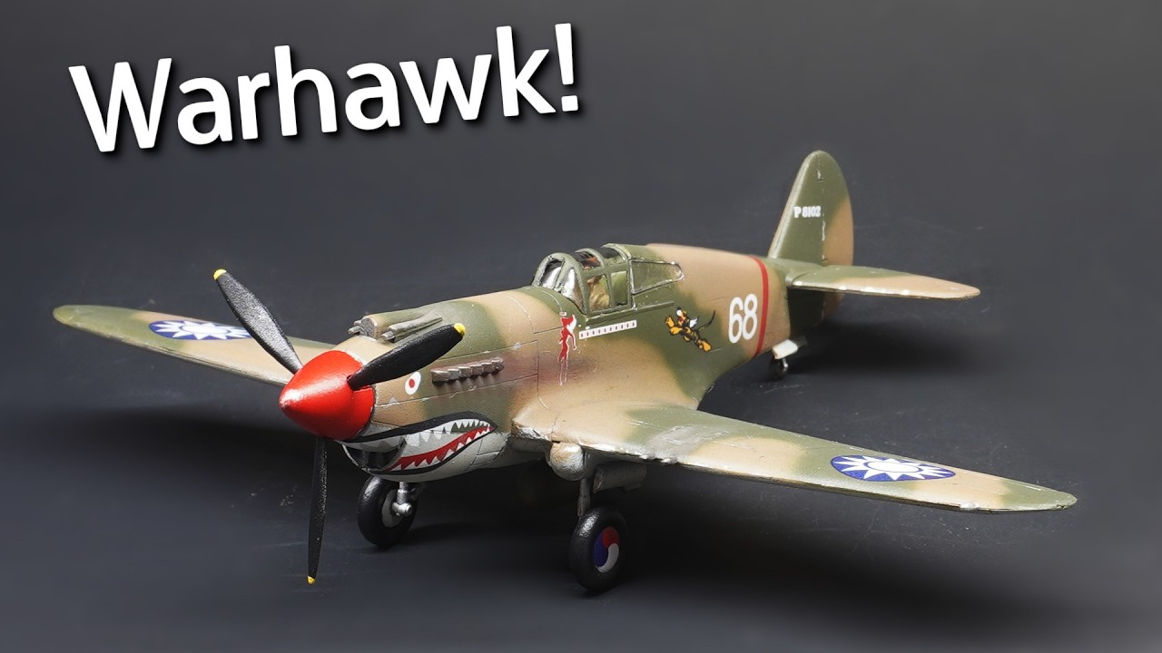 One Of The Worst P-40 Kits? Academy P-40B Warhawk In 1/72 Scale - Build & Review