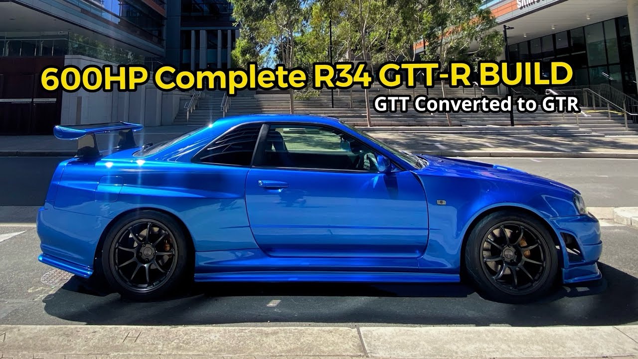 Построил свой R34 Skyline мечты!! || 600-сильный GTR Widebody
