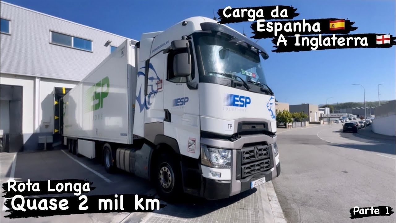 Viagem de Vic a Limoges - Carga da Espanha para Inglaterra 🇪🇸🏴󠁧󠁢󠁥󠁮󠁧󠁿 - Parte 1