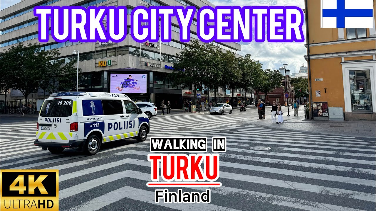 FINLAND’S OLDEST CITY 4K TURKU CITY CENTER SUMMER WALKING TOUR #visitfinland #suomi #finland