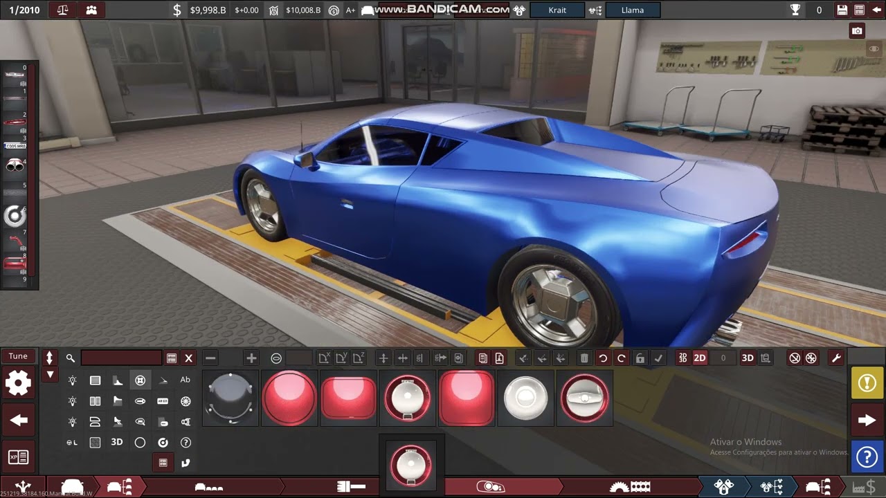 I made a car under 10 minutes and this is the footage
