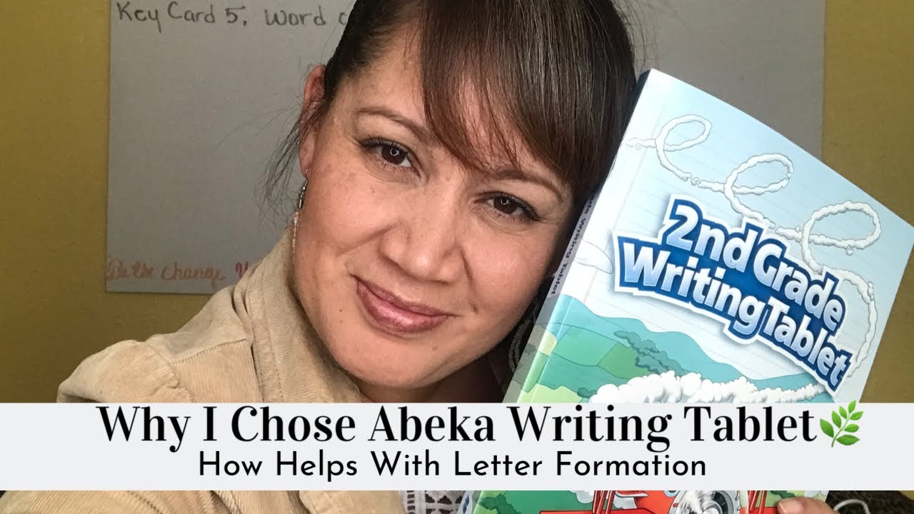 WHY I CHOSE ABEKA WRITING TABLET | HOW CAN HELP WITH LETTER FORMATION | HOW WE USE IT