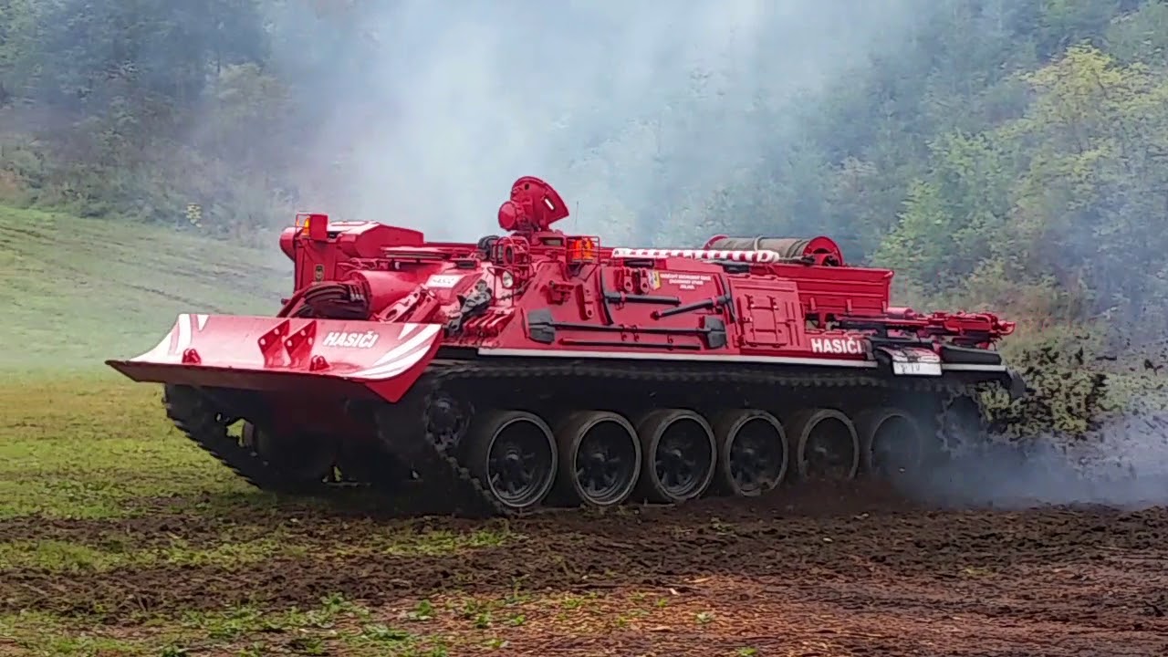hasičský vyprošťovací tank