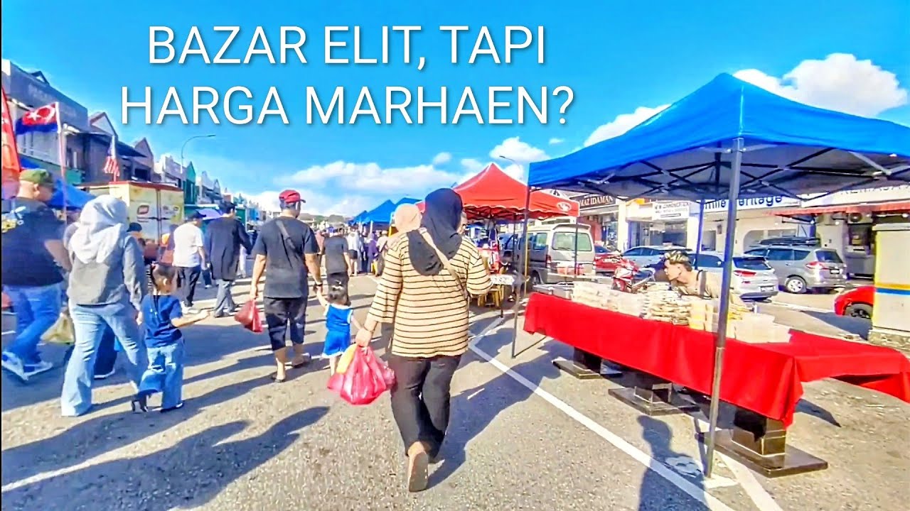 Bazar Ramadan Jalan Padi Ria Bandar Baru Uda JB ; tempat elit mesti mahal, ke?