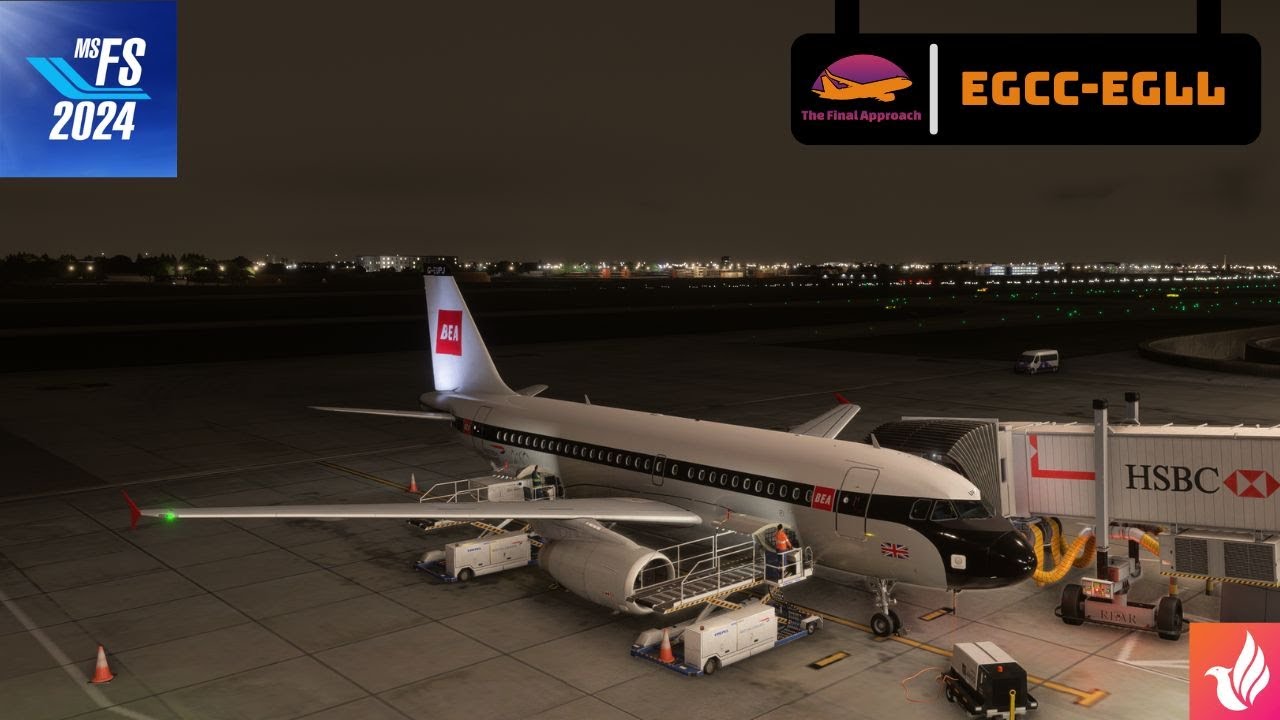 Microsoft Flight Simulator 2024 | Manchester (EGCC) - (EGLL) Heathrow | Fenix A319 | Vatsim