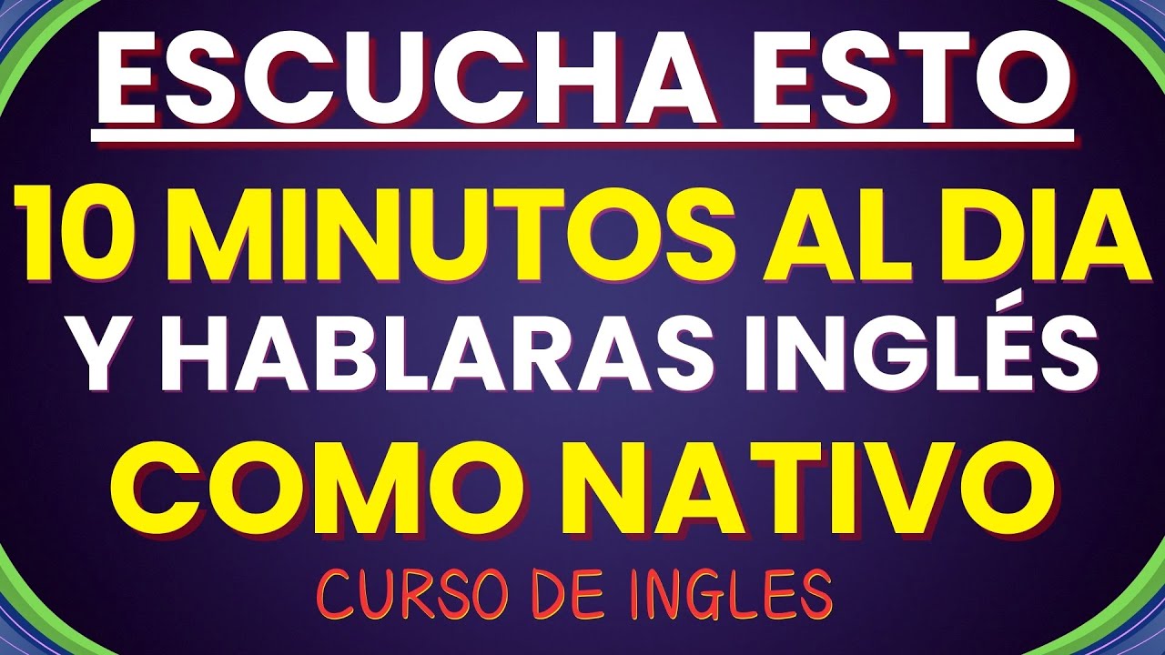 👂ESCUCHA ESTO 10 MINUTOS AL DIA Y HABLARAS COMO UN NATIVO | APRENDER INGLÉS RÁPIDO Y FACIL🫨🚀