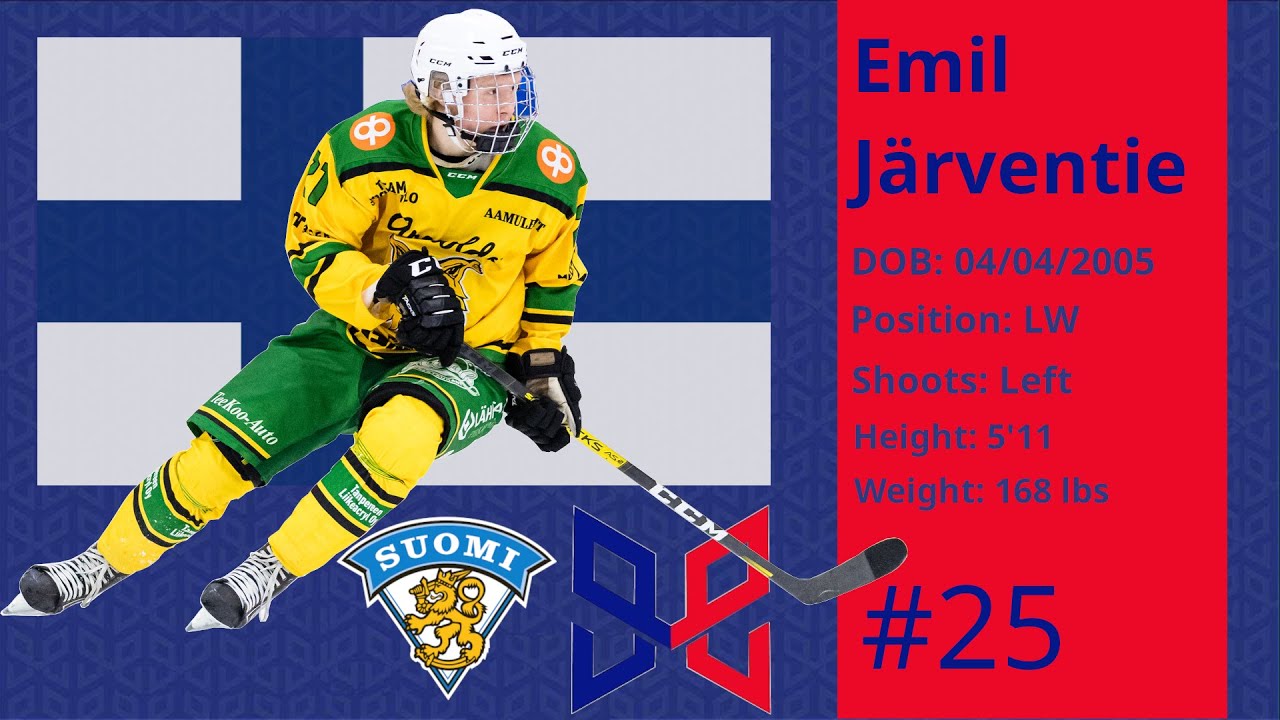 #25 Emil Järventie (DY) Shift by Shift 01.08.22 Hlinka/Gretzky Cup Finland