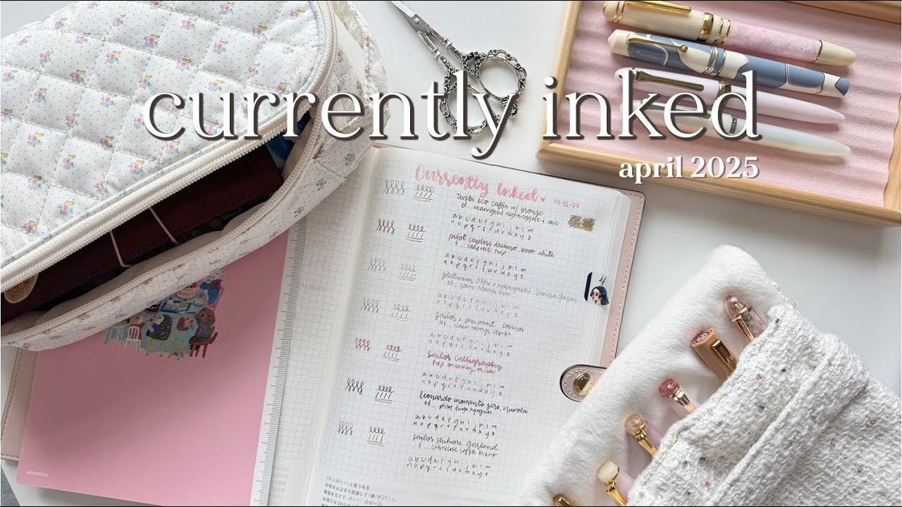 Pen Pouches, Journal Bags, April Currently Inked | Charmaine Dulak