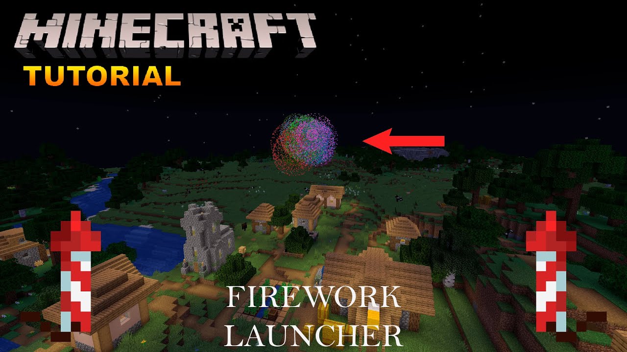 💥 How to build a Firework Launcher💥(Minecraft 1.18.1+ Java)