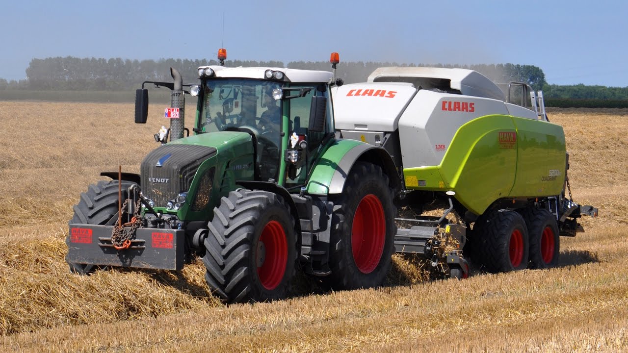 Fendt 936 & Claas Quadrant 5300RC - Loonw. HAVA - stro persen