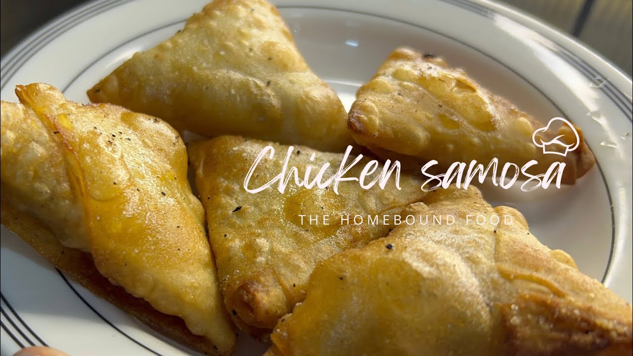Chicken samosa🤤 #foryourpage #recipe #yummyrecipe 