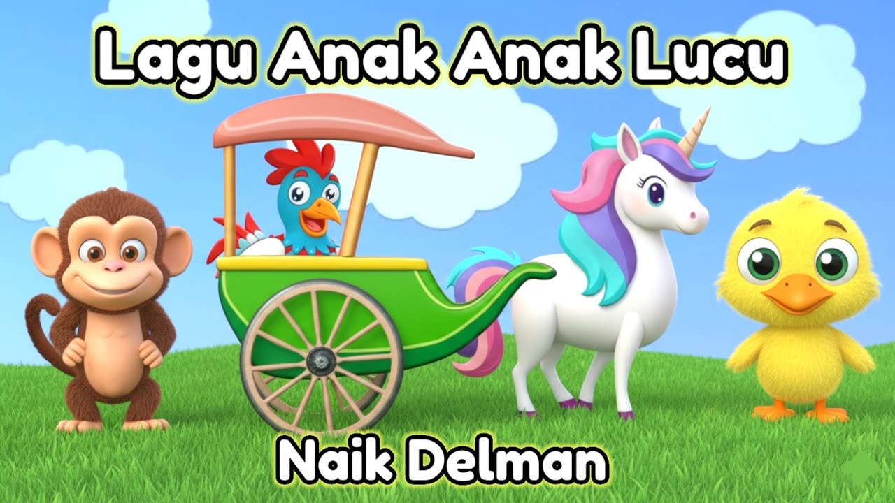 Naik Delman ~ Lagu Anak Anak Lucu 