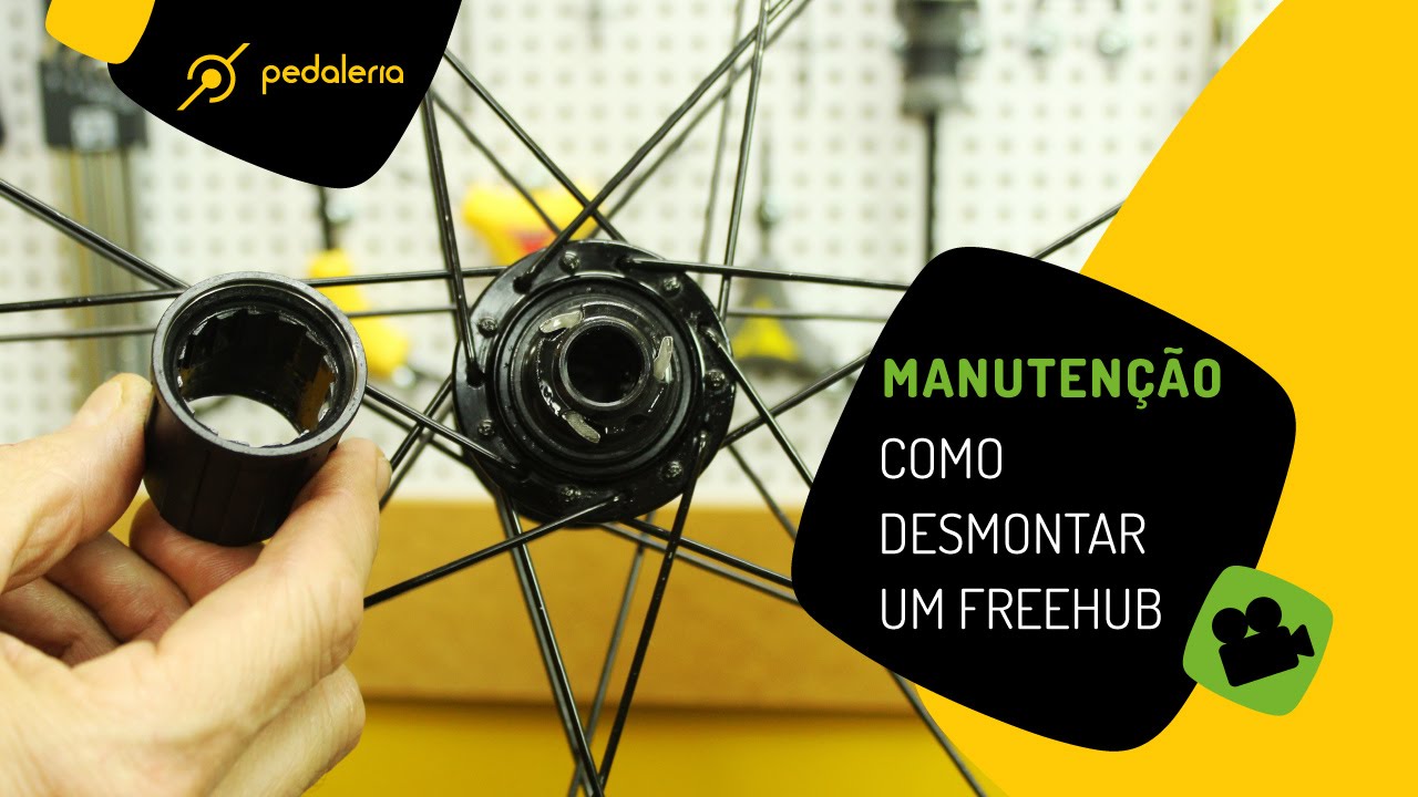 Pedaleria - Como desmontar um freehub ou cubo livre
