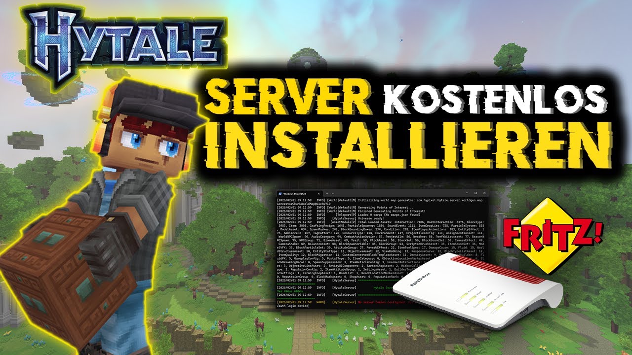 🛡️ HYTALE SERVER KOSTENLOS 🖥️ | Eigener Mod‑Server ohne Hoster! 🌍