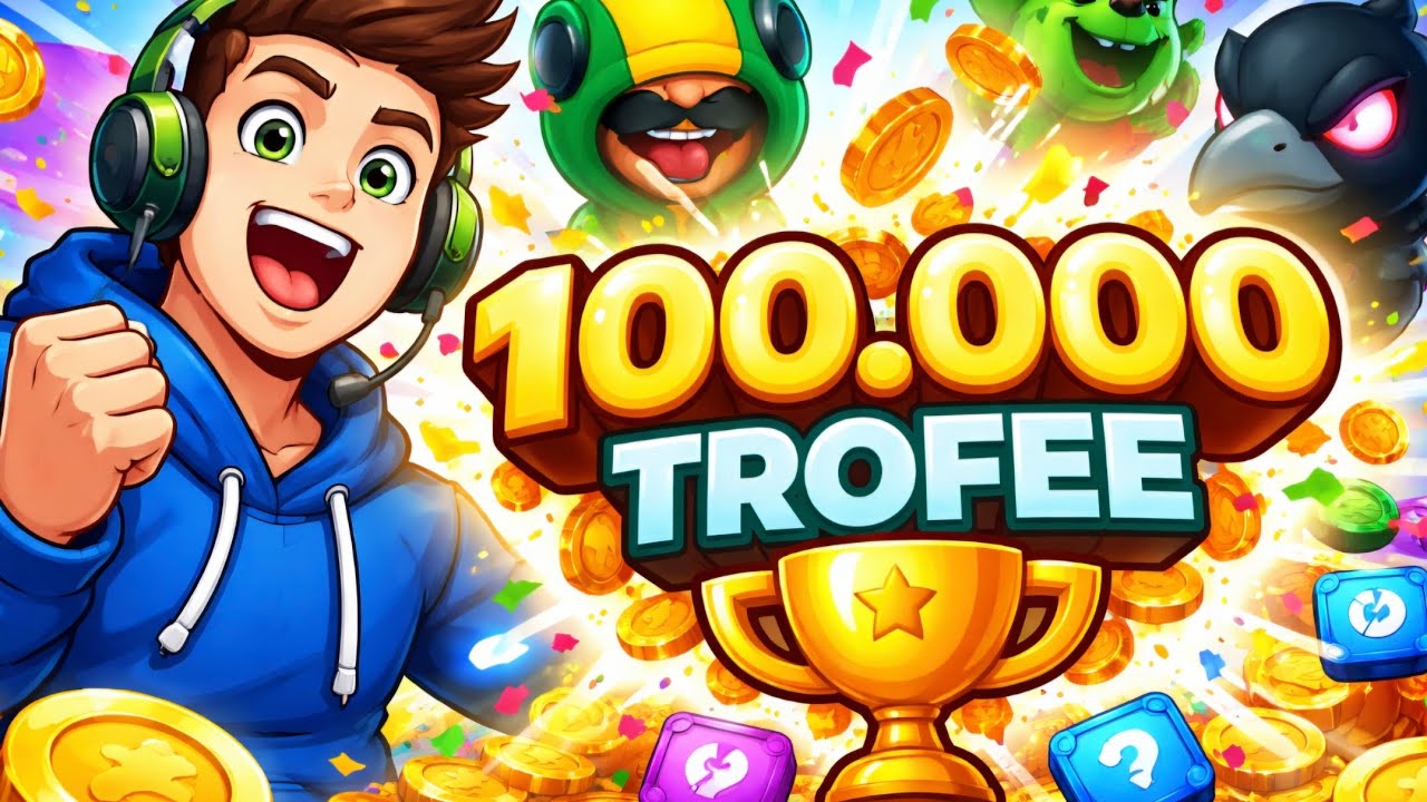 Meciul de 100k trofee pe brawl stars