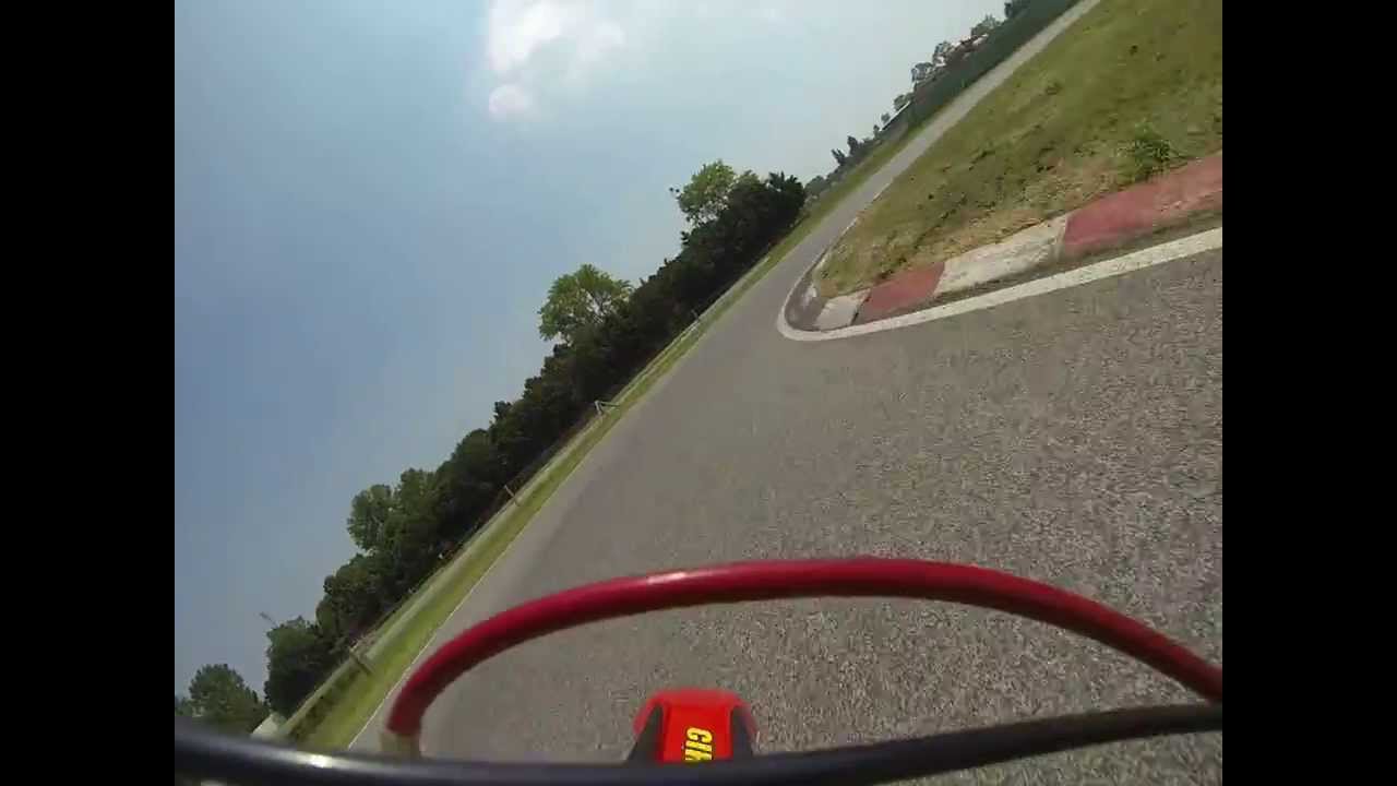 APRILIA SXV 450 VDB SUPERMOTO ON BOARD CIRCUITO DI POMPOSA 16/06/13