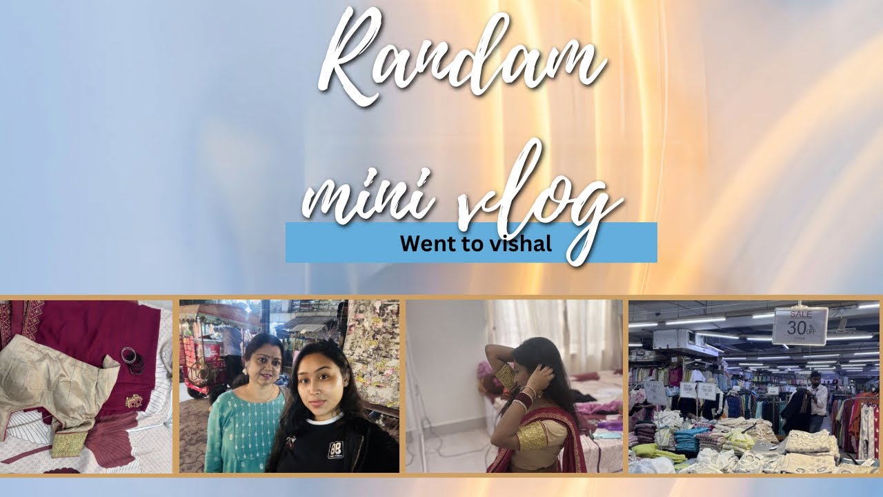 Tried to vlog on a random day ✨ #minivlog #firstvideo #indianyoutuber #newchannel #watchnow 