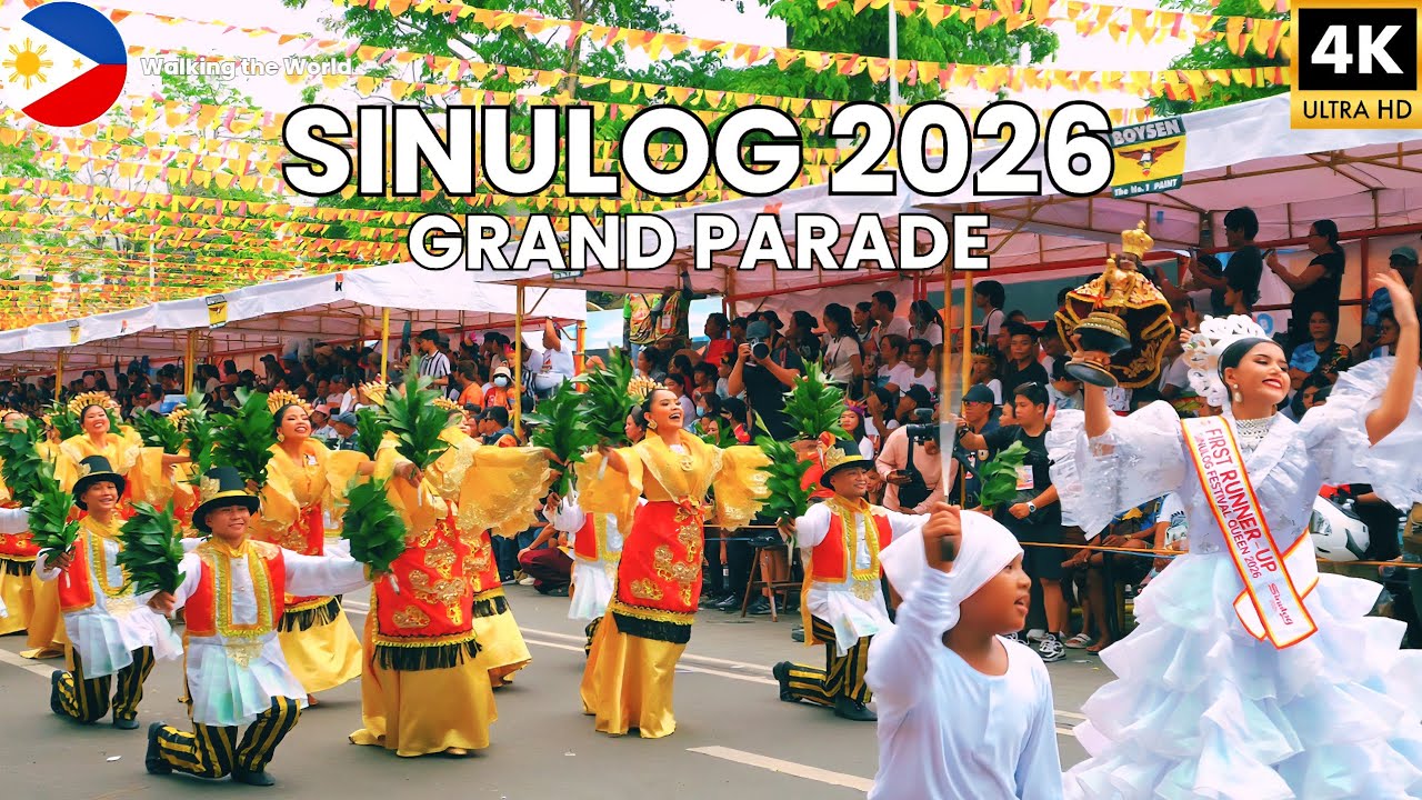 Sinulog Festival 2026 Grand Parade (Cebu) | Philippine's BIGGEST Street Festival [4K]