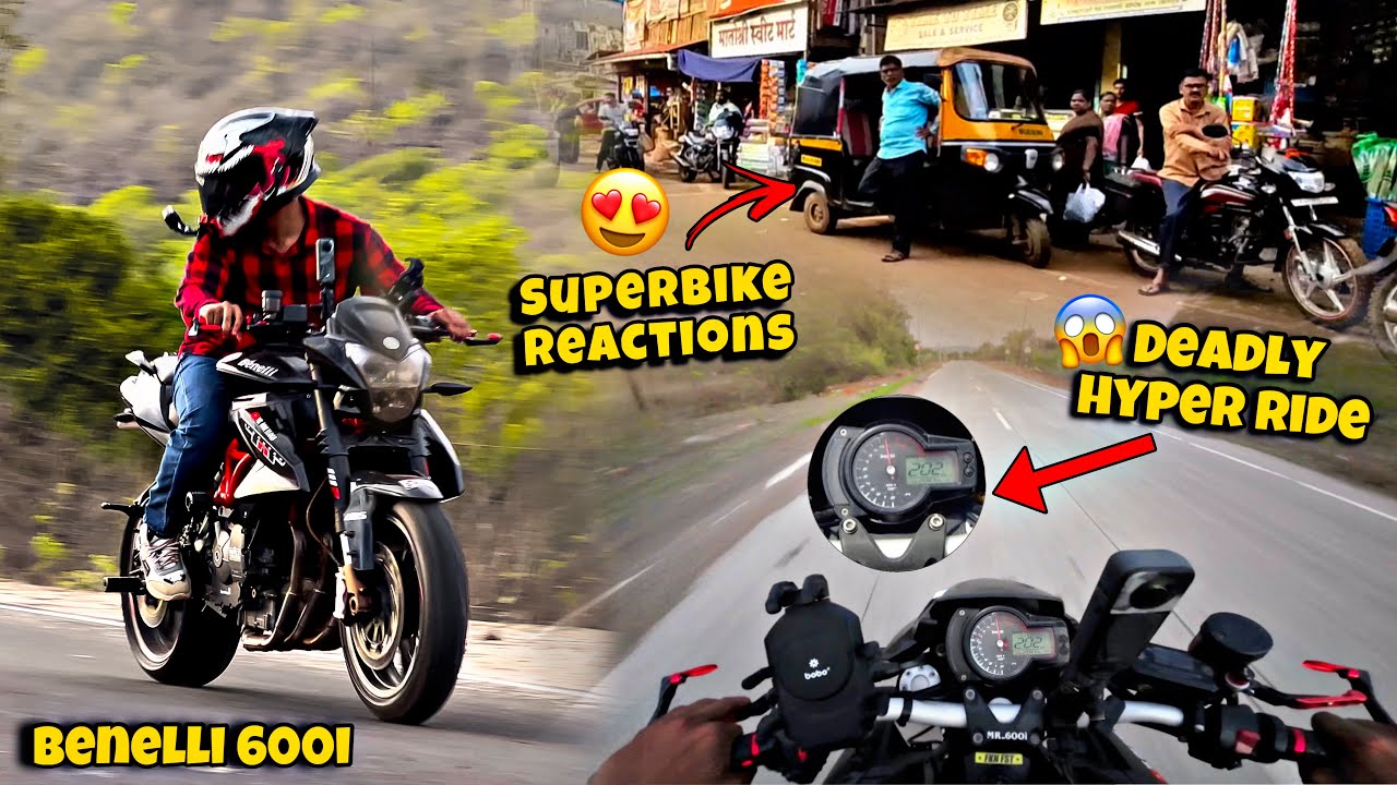 Market Reaction on My Benelli 600i😱 | Superbike Reaction😍 | Hyper Riding