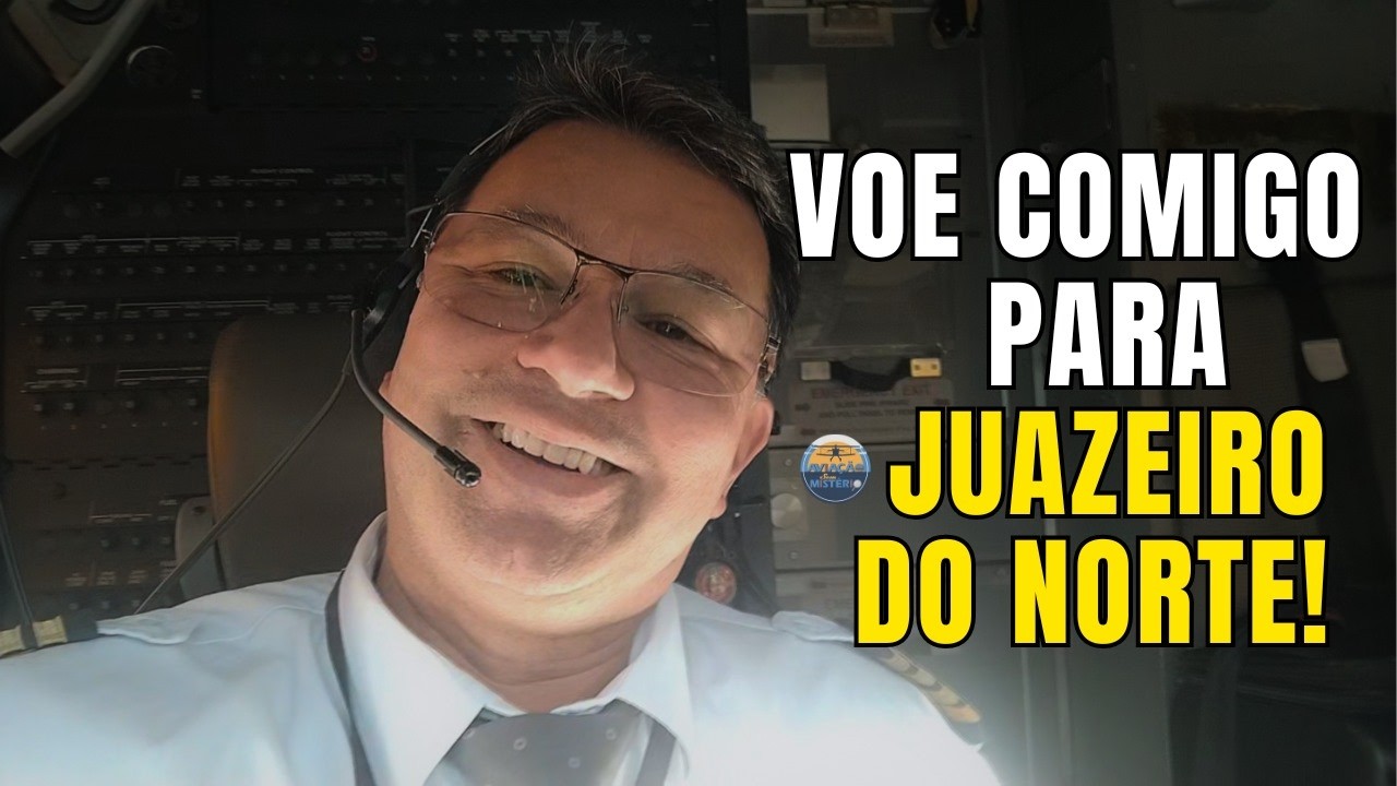 VLOG: Voe COMIGO para Juazeiro do Norte (Um dia como Piloto)