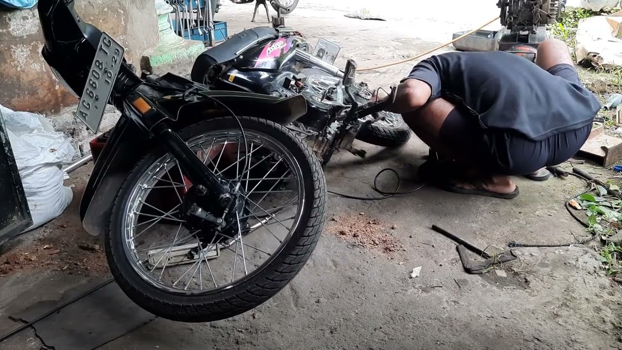 Proses Rumit Melepas Standrt #astreagrand samping macet 