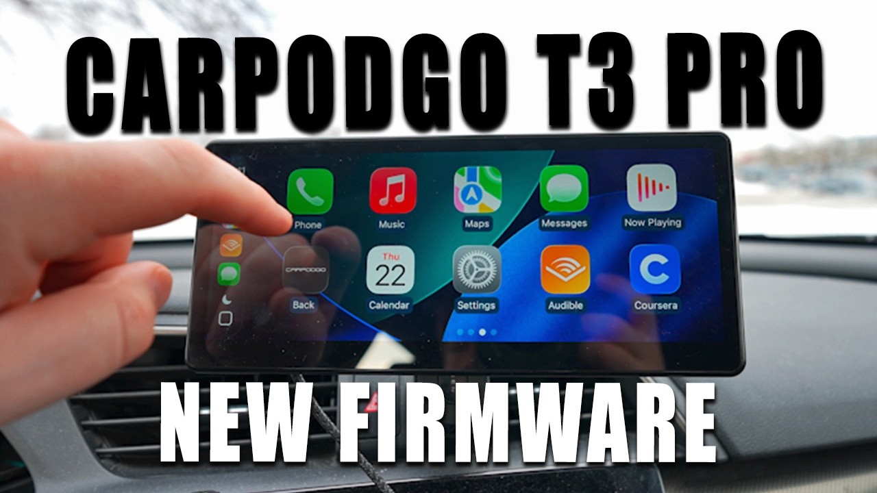CarpodGo T3 Pro &ndash; Последнее обновление прошивки