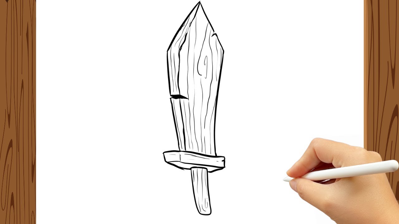 How to Draw Wooden Sword