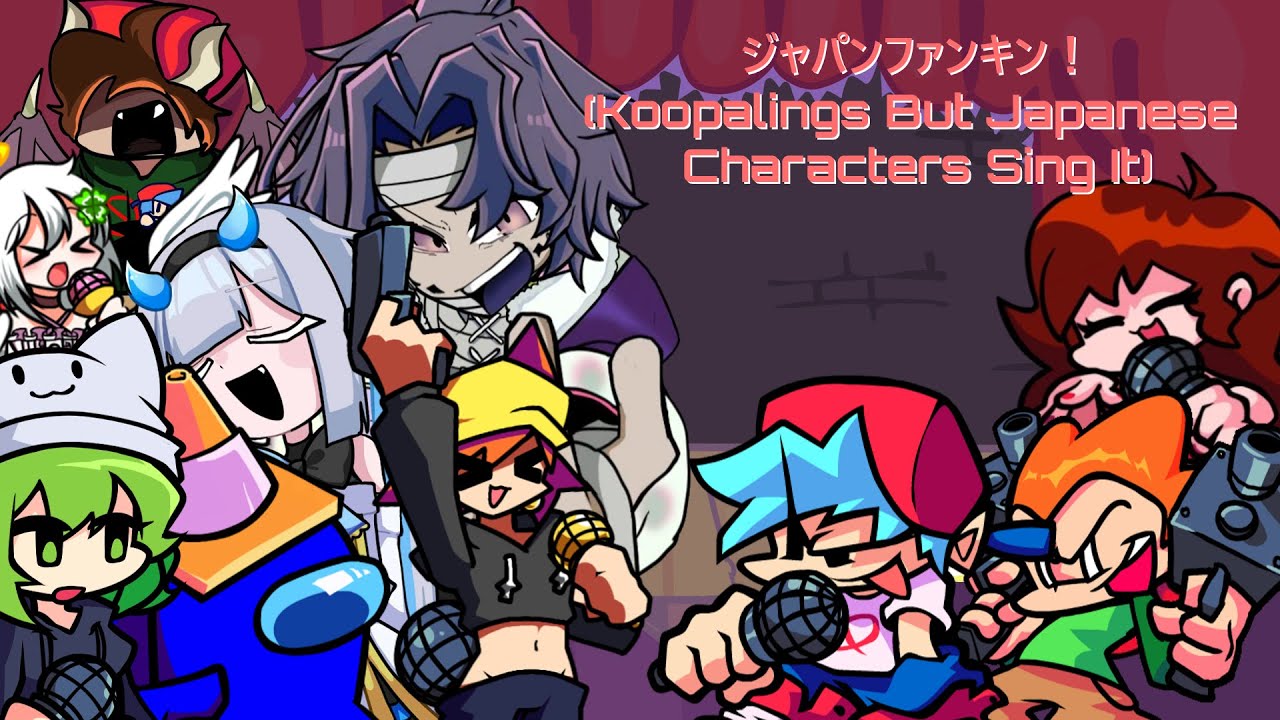 Japan Funkin'! (Koopalings But Japanese Characters Sing It) [Friday Night Funkin'] [FIXED]