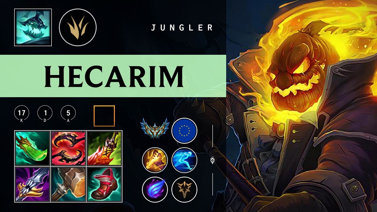 Hecarim Jungle vs Ekko - EUW Challenger Patch 26.03