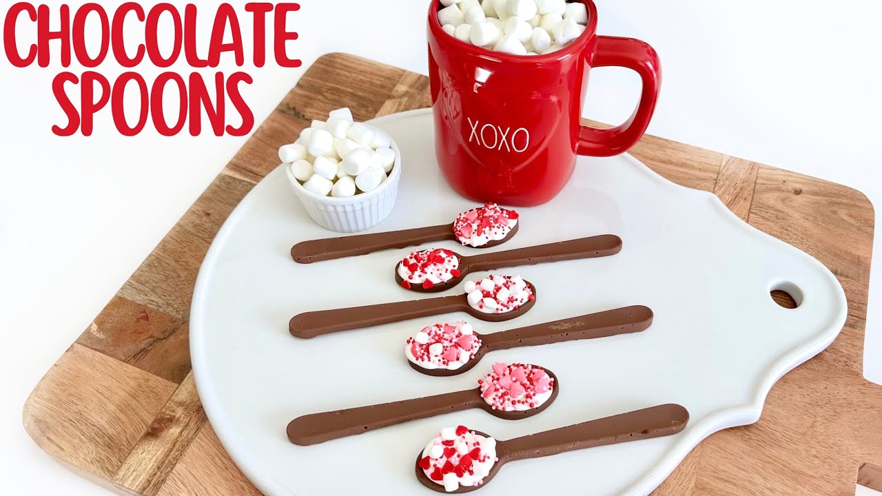 How to Make Chocolate Spoons | Hot Chocolate Spoons