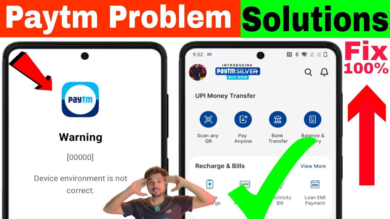 Paytm Warning 00000 | Paytm Warning 00000 Device Environment is not correct | Paytm Warning 00000