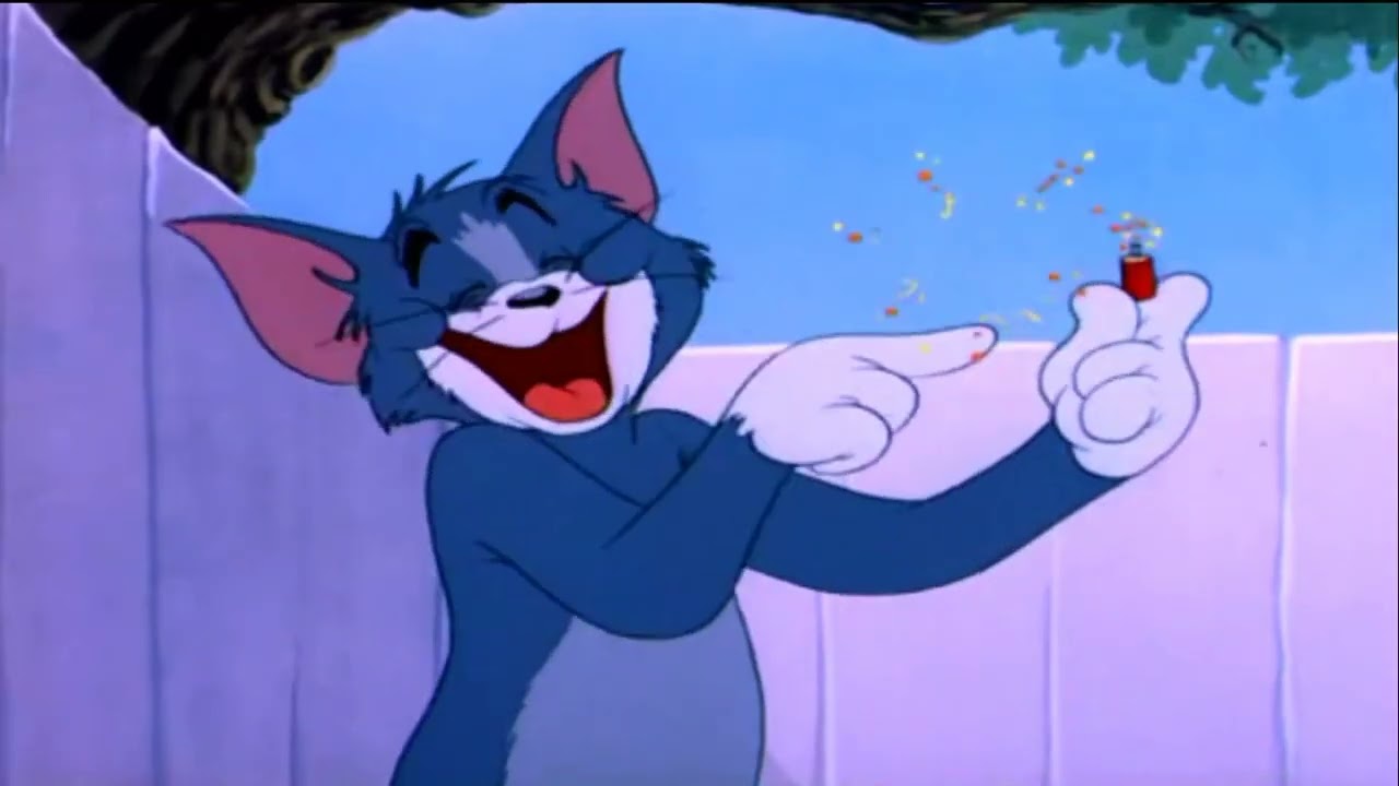 The classic laughter of Tom Cat