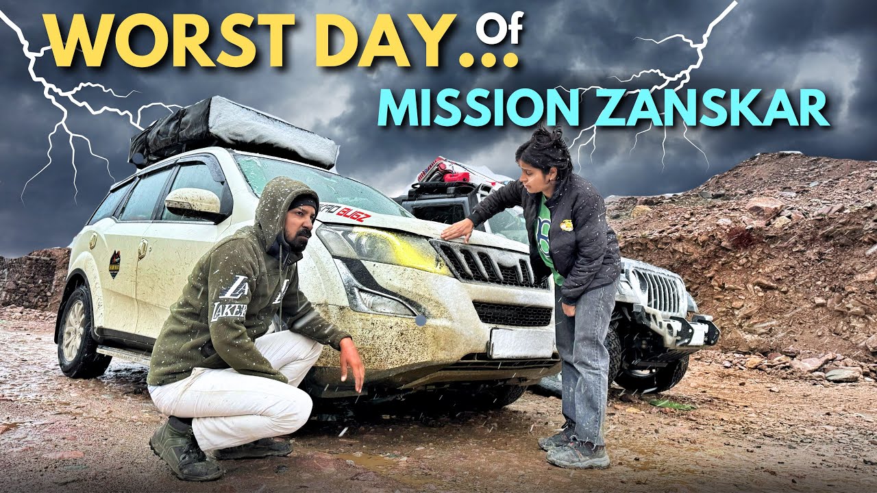 EP-14- कभी नहीं भूलेंगे आज का दिन 😰MISSION ZANSKAR END‼️LEH TO MANALI NON STOP | ROAD CONDITION