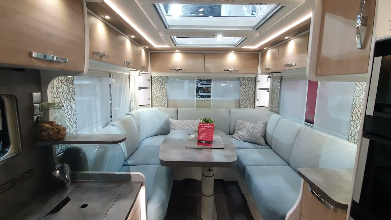 My favourite motorhome with overcab.  Frankia A740 Plus - rear lounge motorhome for two.