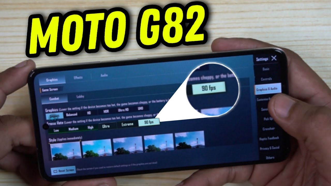 Moto G82 Pubg Test at 90 FPS & Heat Test