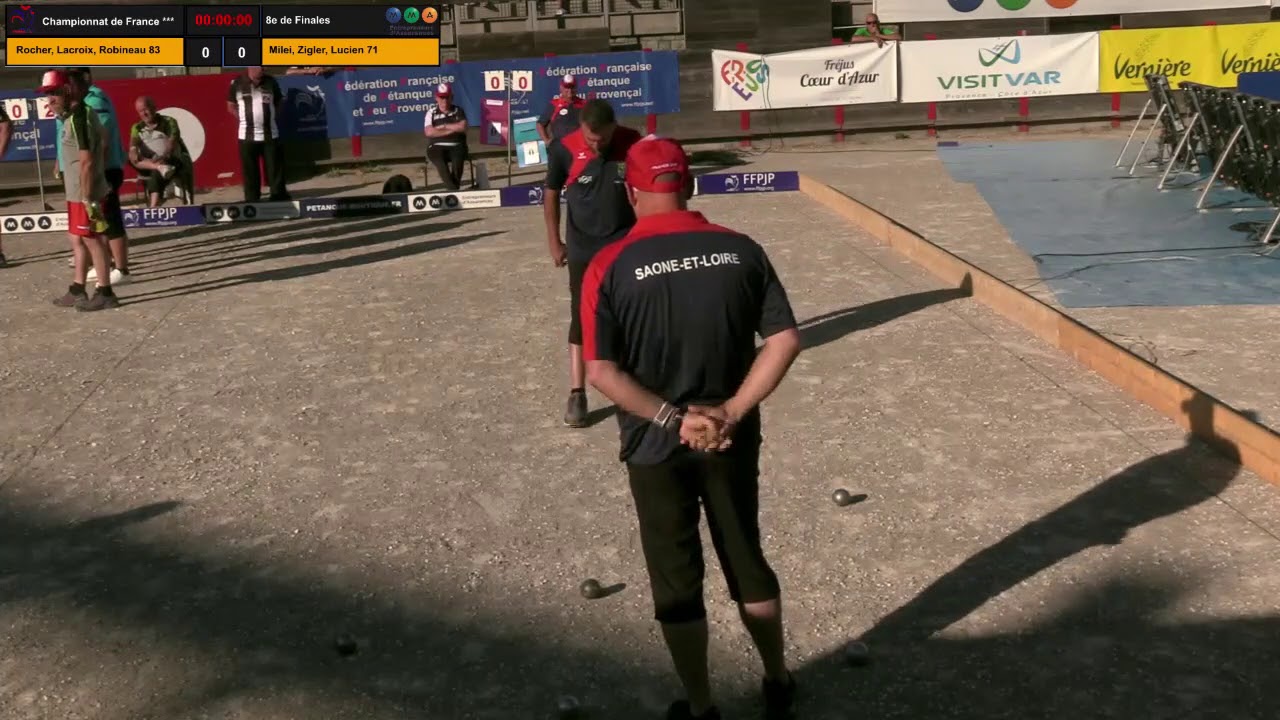 Championnat France 2019 Triplette 1/8 finale - LACROIX ROCHER