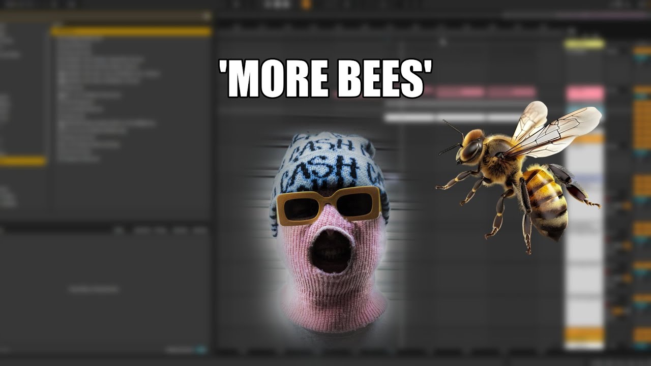 I made a bee themed UK dubstep wobbler.