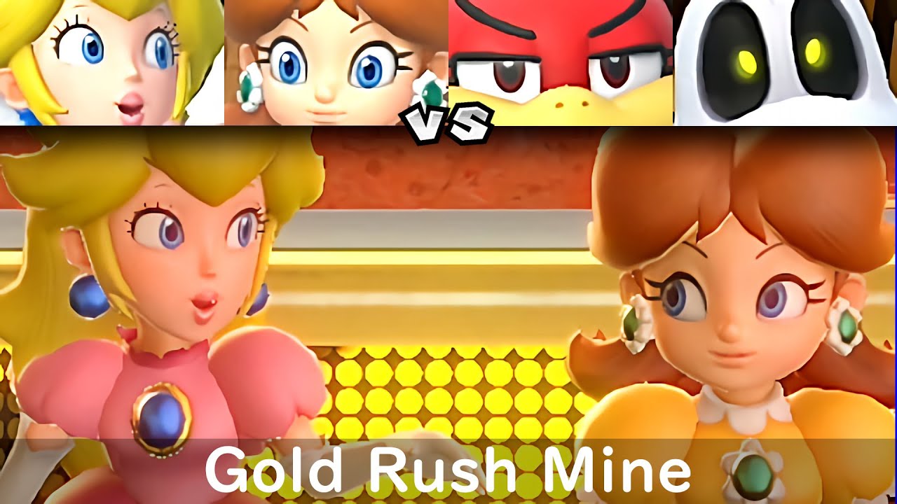 Super Mario Party Peach and Daisy vs Pom Pom and Dry Bones #106