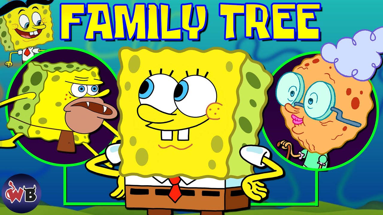 The Complete Spongebob Squarepants Family Tree 🧽