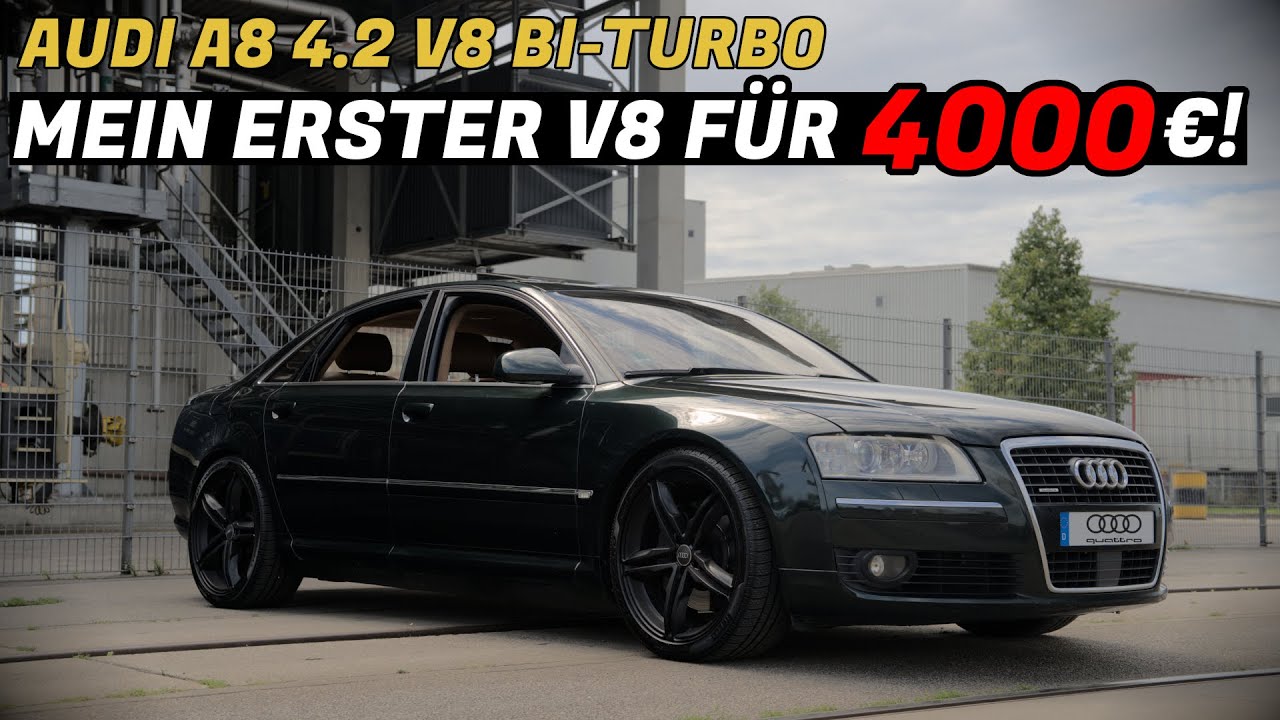 Mein erster V8 für 4000€! Was kann er, was hat er & lohnt sich das? Audi A8 D3 4E 4.2 TDI Bi - Turbo