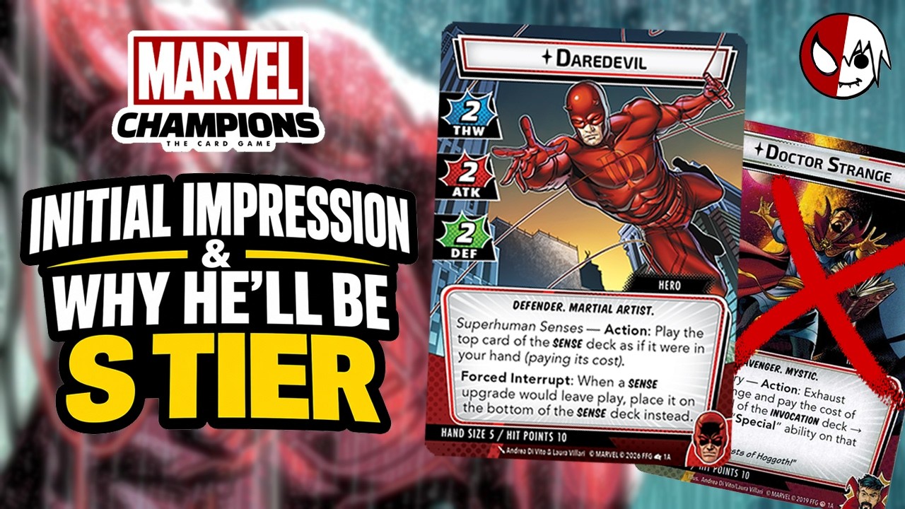 Why Daredevil will be Stronger than Doctor Strange | Marvel Champions Fear No Evil
