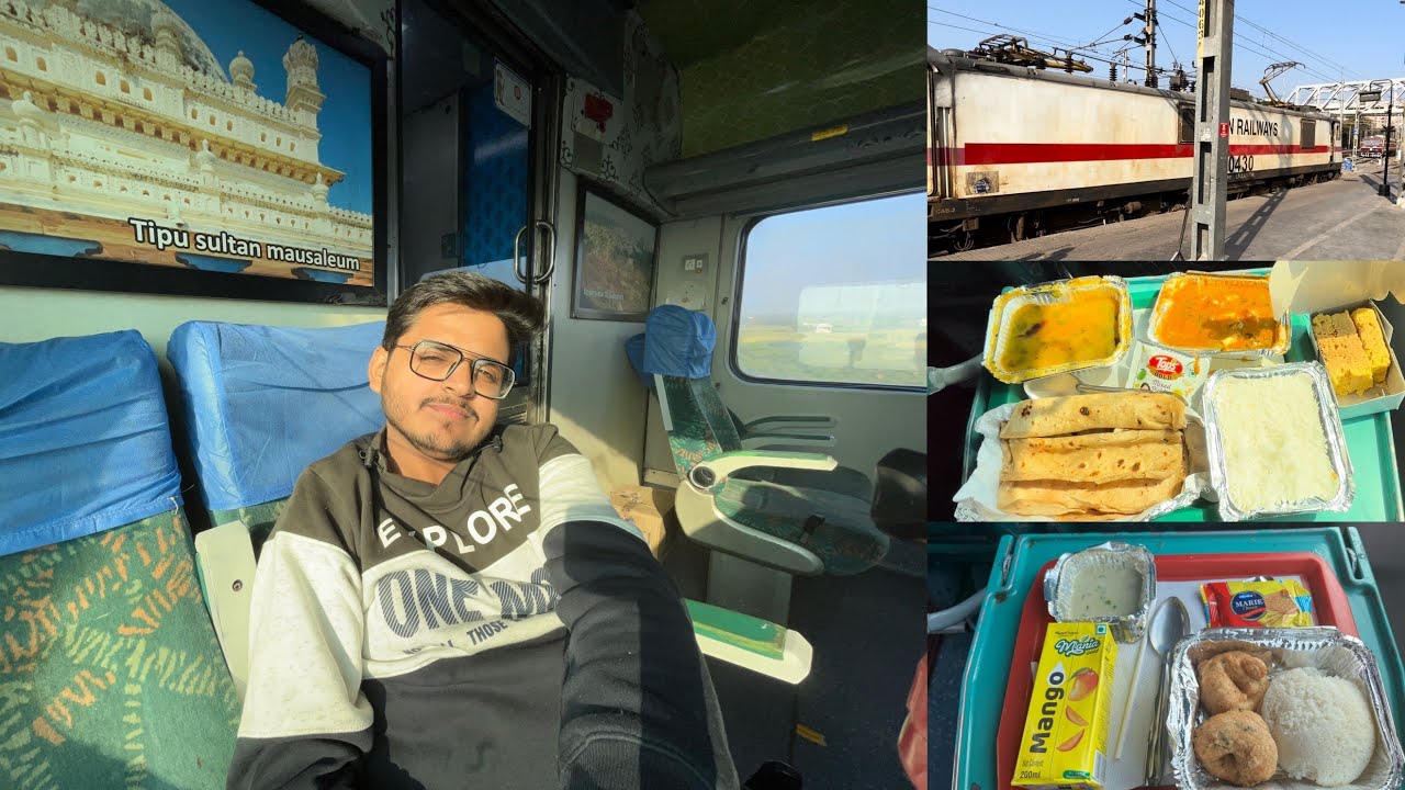 PUNE SECUNDERABAD SHATABDI EXPRESS 12025 || CHAIR CAR JOURNEY *chair car me executive class ka maja*