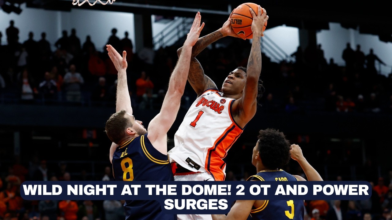 Wild night! Syracuse overcomes free throw issues and power surges to beat Cal in 20T