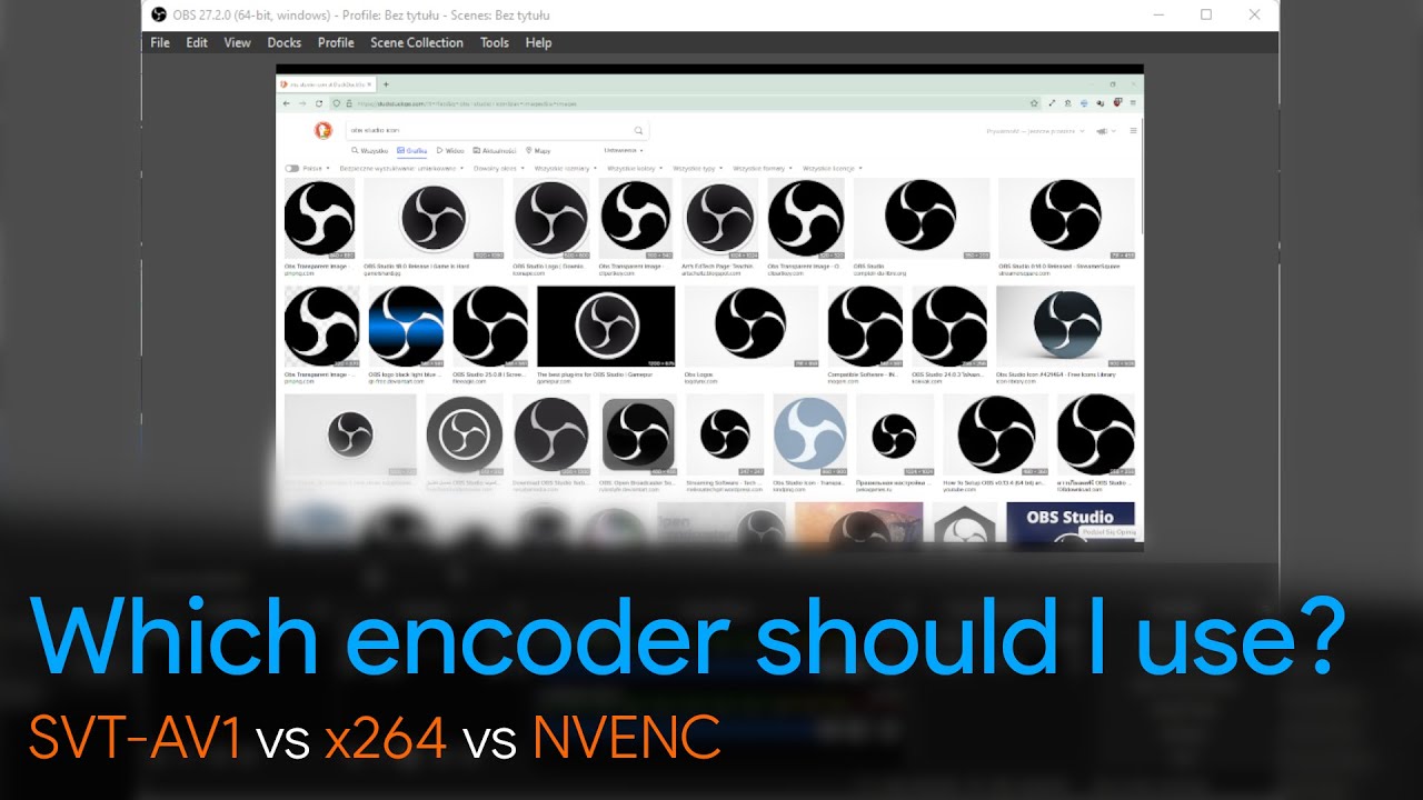 OBS Encoders Comparison (SVT AV1, Nvenc, x264)
