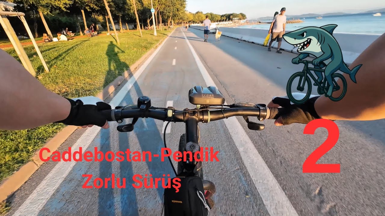 2. Caddebostan - Pendik Sahili Zorlu Sürüş #bicycle 