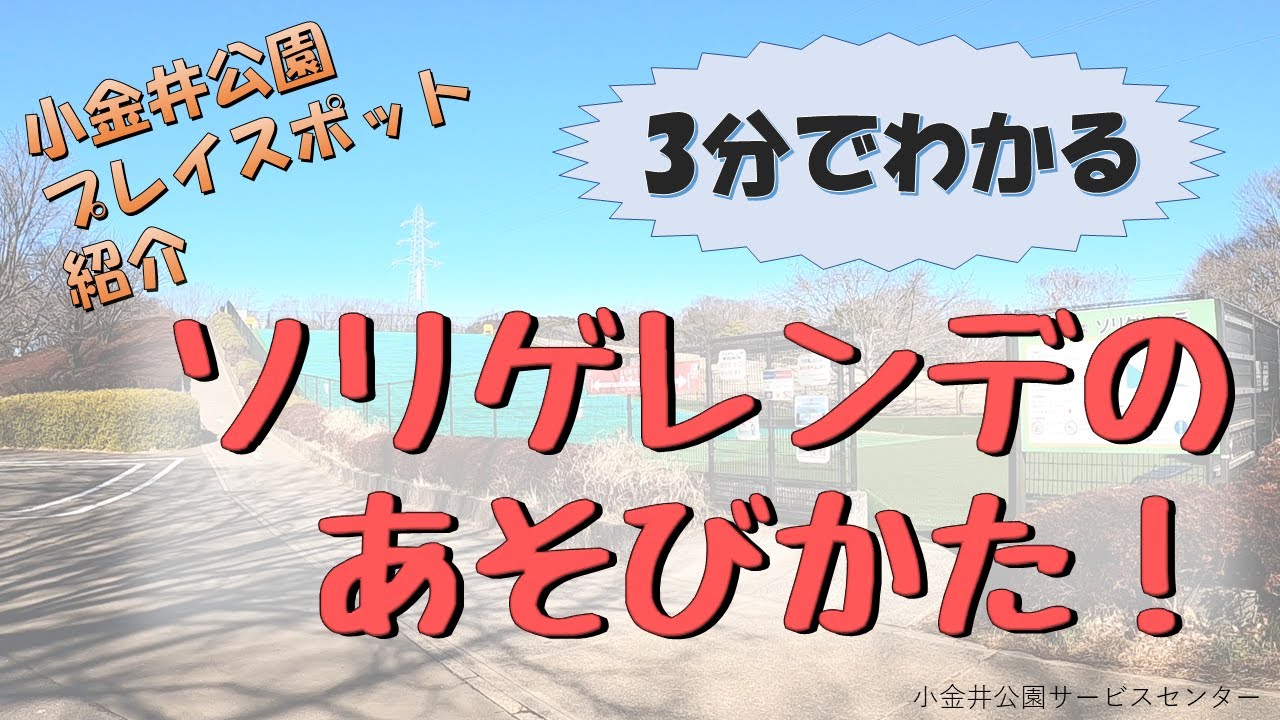 【小金井公園】3分でわかる ソリゲレンデのあそびかた！