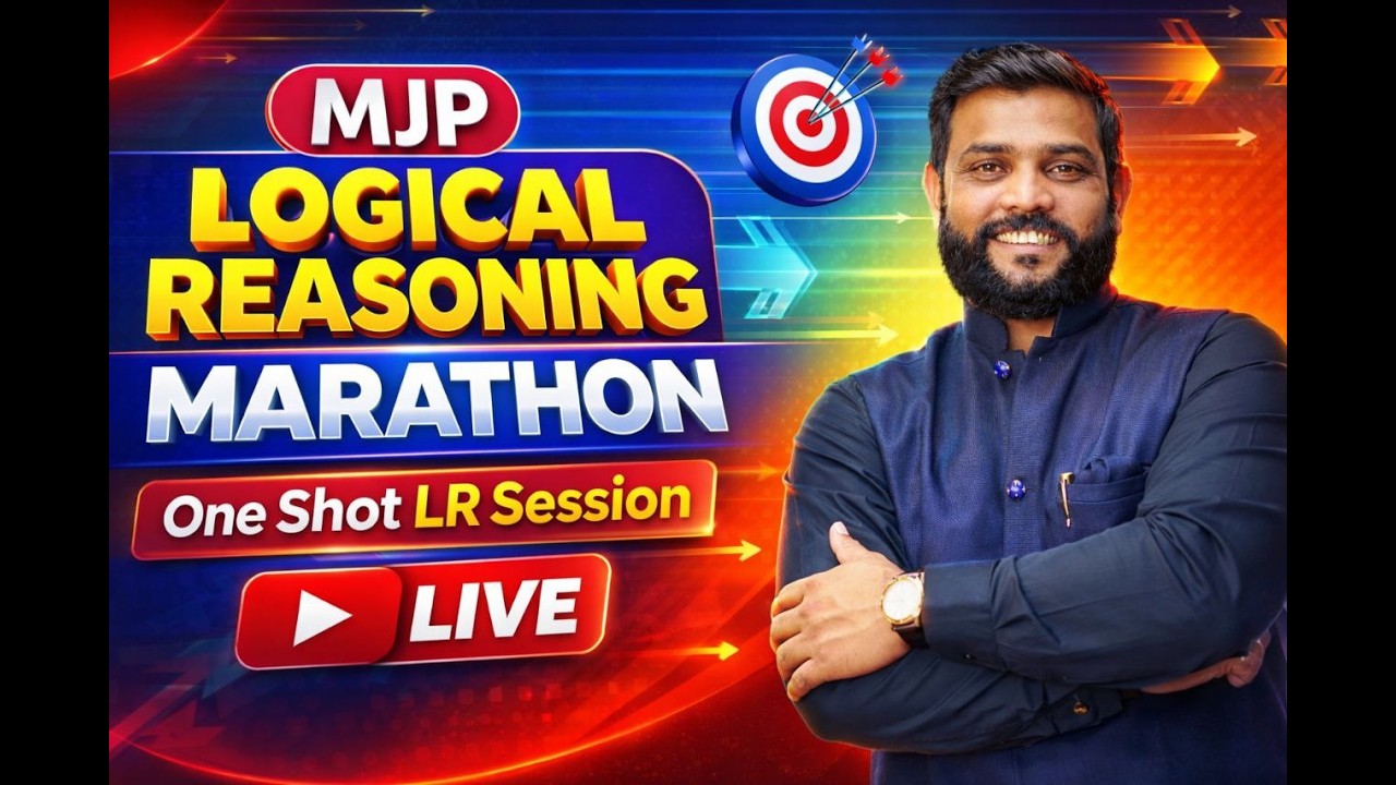 MJP Civil Engineering Marathon 2 | Logical Reasoning Most Expected Questions | Dual Language| #pmcje