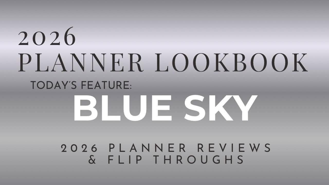 2026 Planner Reviews: Blue Sky + Morris & Co, Bespoke Letterpress, Inkwell Press Collabs